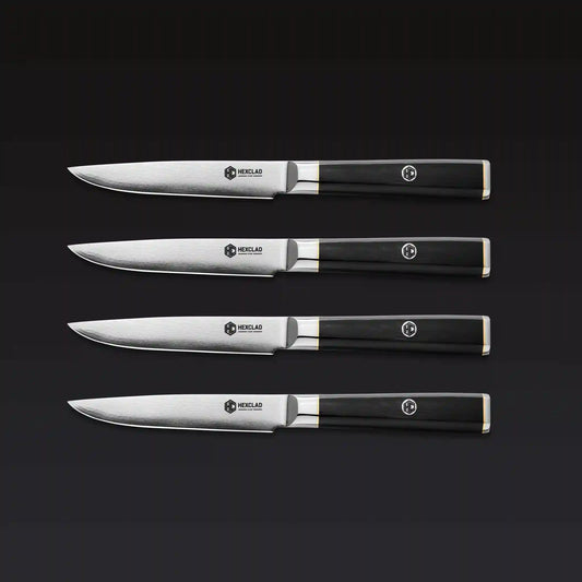 Master Series Damascus Steel Steak Knife Set, 4-pc