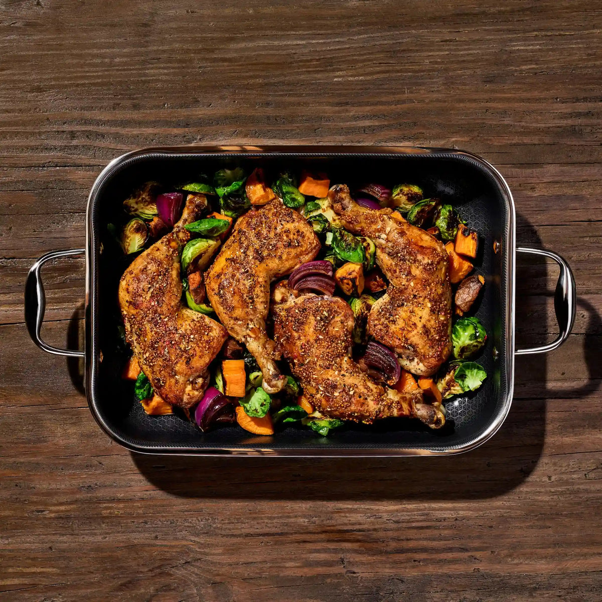 Hybrid Roasting Pan with Rack, 9” x 13”