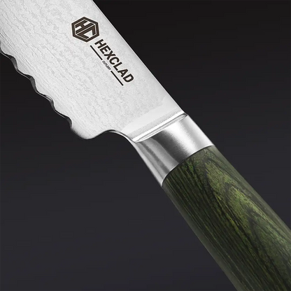 Damascus Steel Starter Knife Set, 2-pc (Green)