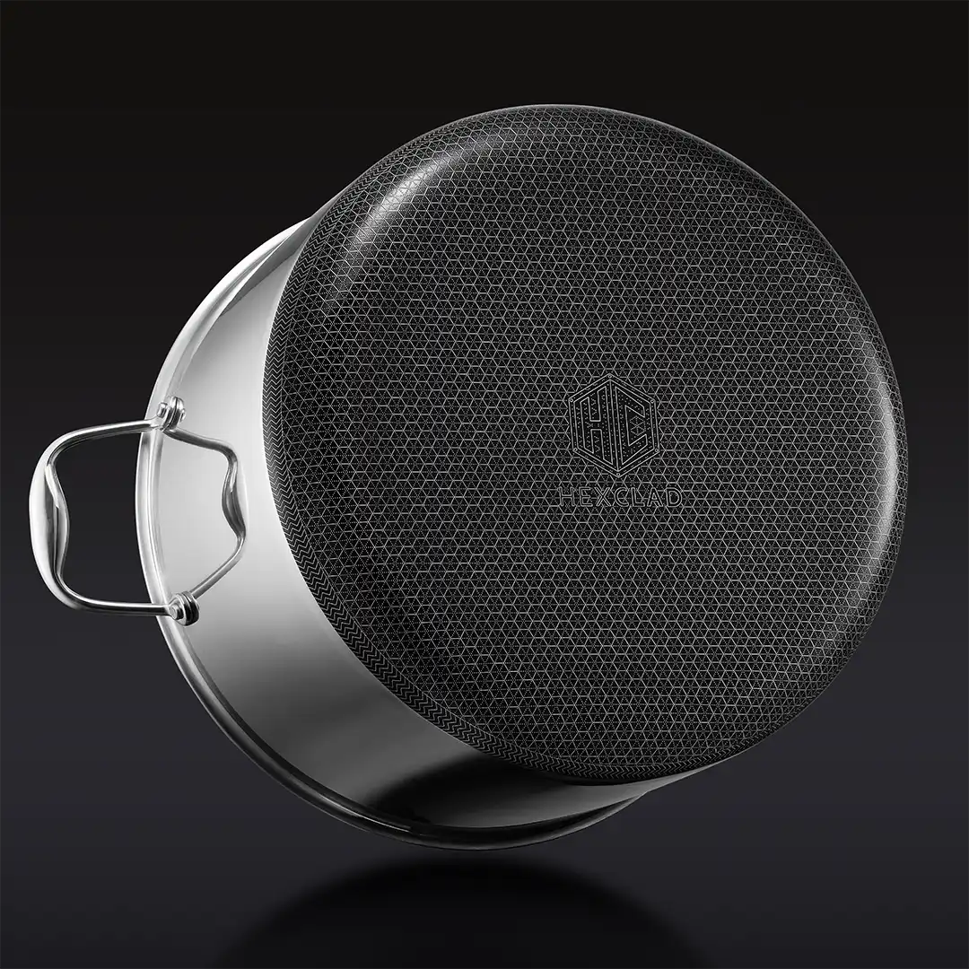 Hybrid Stock Pot with Lid, 12-Qt