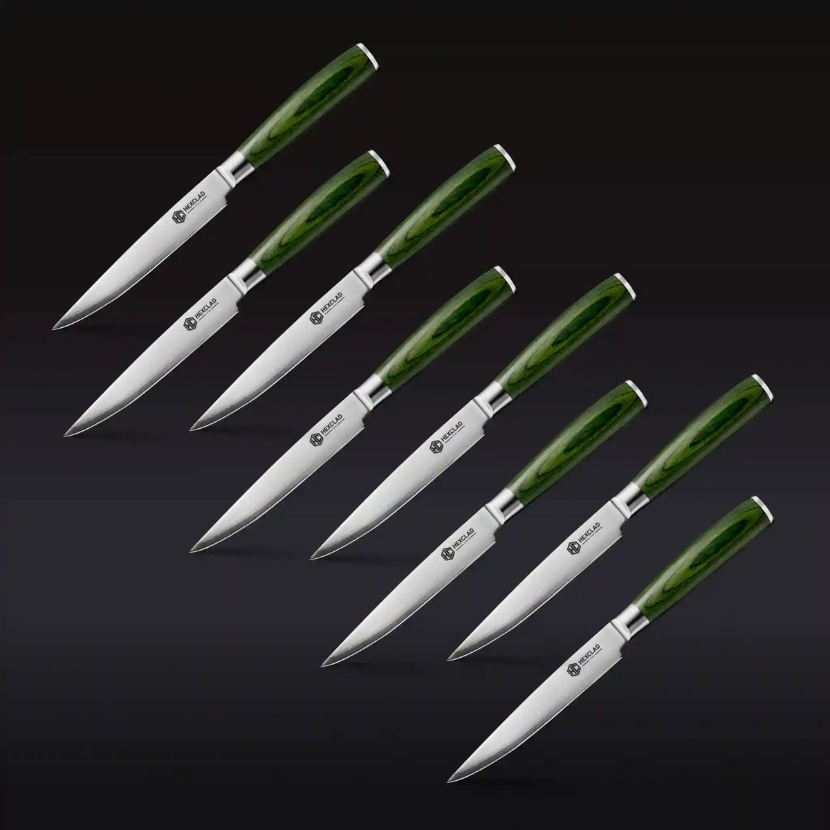 Steak Knife & Bistecca Plate Set, 16-pc (Green)