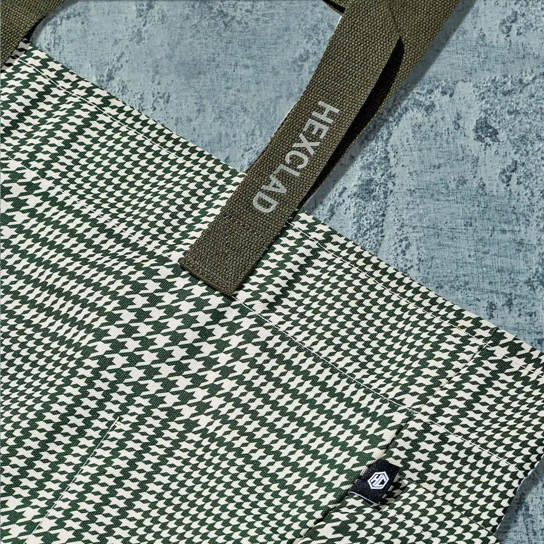 The Everything Everywhere Bag (Houndstooth-Forest)