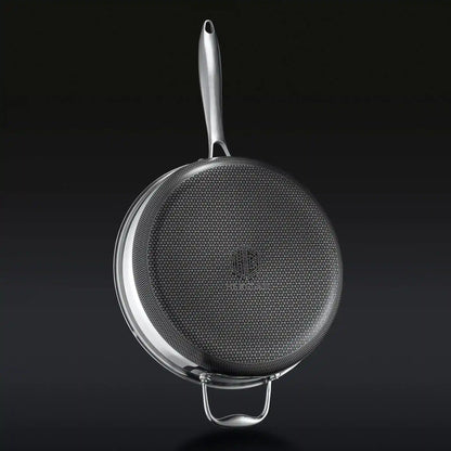 Hybrid Deep Sauté Pan with Lid, 4.5-Qt