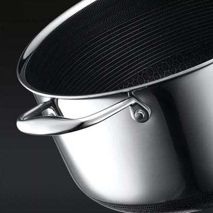 Hybrid Stock Pot With Lid, 8-Qt
