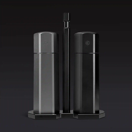 HexMill Tabletop Salt & Pepper Grinder Set
