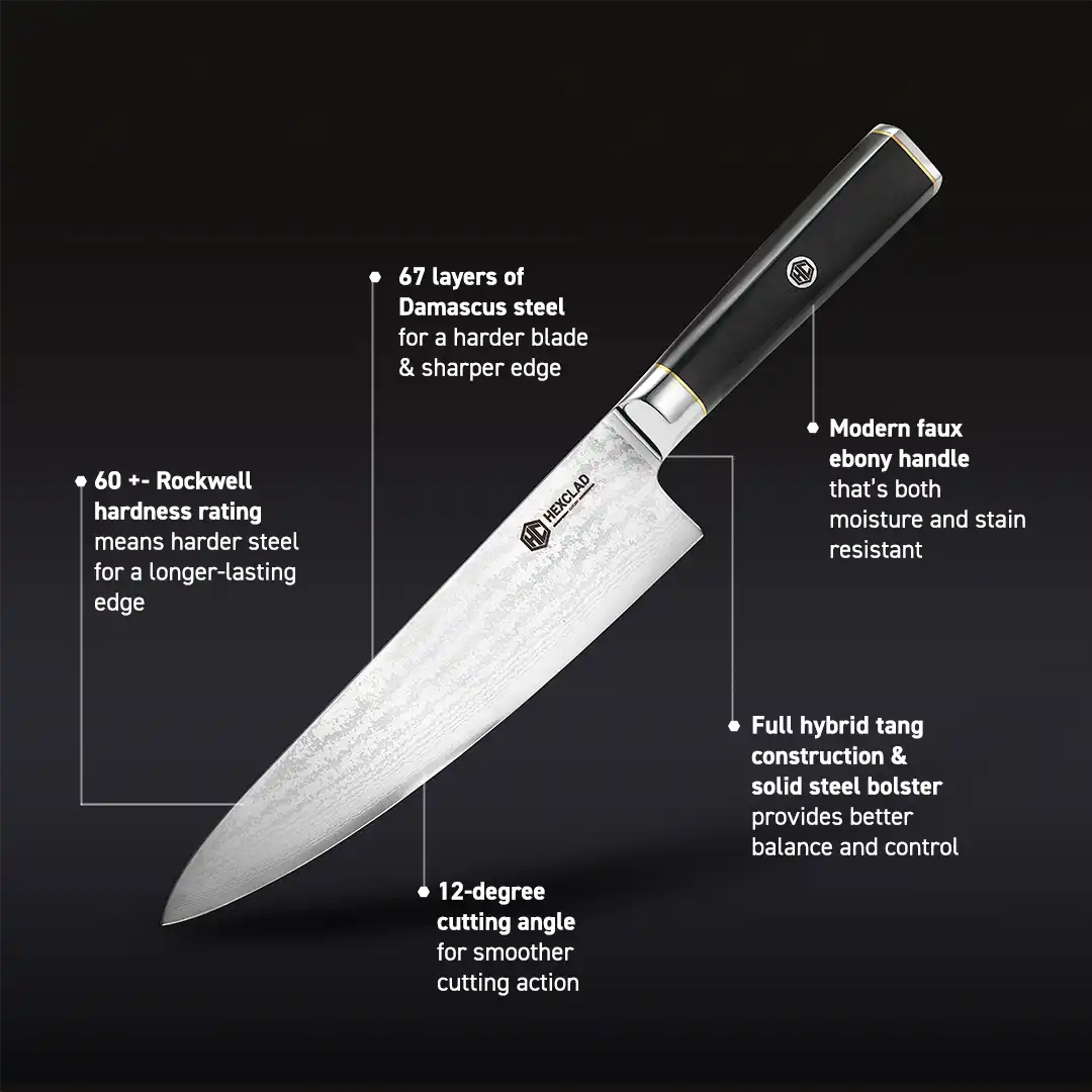 Master Series Damascus Steel Knife Set, 6-pc